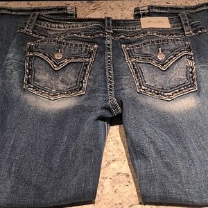 Miss Me Blue Mid Rise Boot Size 31/30 EXCELLENT CONDITION!!!